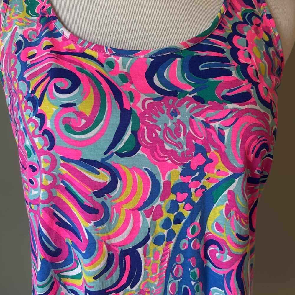 Lilly Pulitzer Kinsey sleeveless paisley tank top - Picture 2 of 4